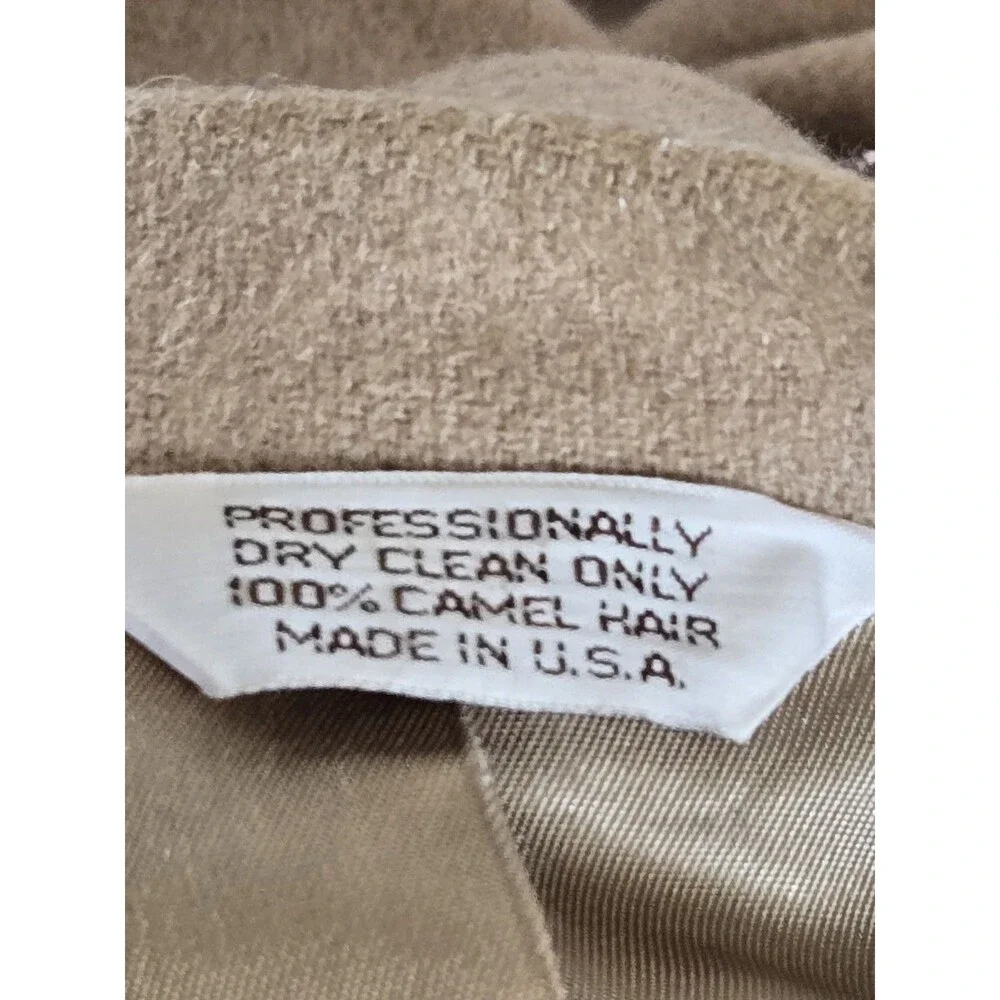 The Globe Mens Blazer 46R Brown Camel Hair Sport Coat Jacket Business Formal